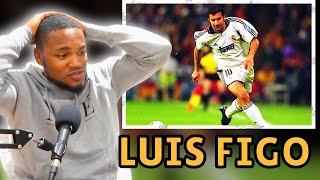 King Figo skills amp goals UK reaction 👑 [upl. by Ettevi]