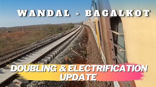 Vijayapura Bagalkot Doubling amp Electrification Update Hotgi Gadag Doubling [upl. by Gelhar]