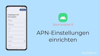 APNEinstellungen einrichten Android 15 [upl. by Atauqal]