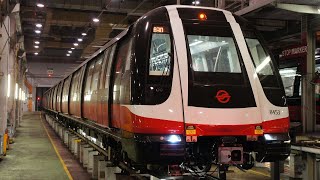 MRT Singapore Circle Line CCL Alstom Metropolis C830C 851 Marina Bay  Bayfront [upl. by Arihas871]