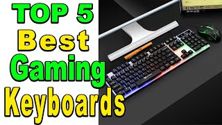 TOP 5 Best Gaming Keyboards Review 2024 [upl. by Aicats]