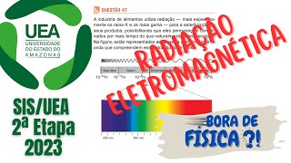 Questão 47 de FÍSICA do SISUEA 2ª ETAPA  2023  RADIAÇÃO ELETROMAGNÉTICA [upl. by Hoffman120]