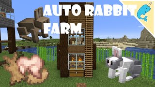 MINECRAFT RABBIT FARM  Get Rabbit Hide in Minecraft Survival  Bundle Farm Minecraft 117  EASY [upl. by O'Rourke]