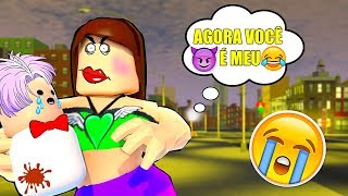 O MENINO DE RUA FOI PEGO PELA MAMÃE MALVADA  Historinha em Português Roblox [upl. by Ayar]