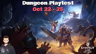 Synergy Land  Dungeon Playtest  First Playthrough [upl. by Thanos653]