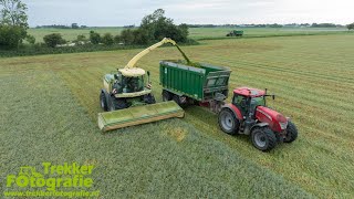 Maatschap Hoekstra  GPS hakselen 2024  Whole Crop Silage  Ganzpflanzensilage  Krone  Kroger [upl. by Refanej]