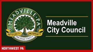 Meadville City Council Mar 19 2024 [upl. by Henni]