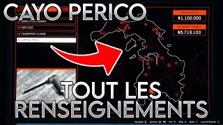 TOUS LES RENSEIGNEMENTS POUR LE BRAQUAGE DE CAYO PERICO  TUTO GTA 5 ONLINE [upl. by Einneg222]