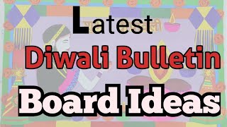 Diwali Bulletin Board ideas  Diwali Display Board Idea  Diwali School Decorations  Diwali Craft [upl. by Aisatsan]