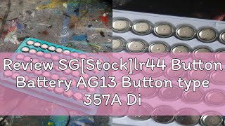 Review SGStocklr44 Button Battery AG13 Button type 357A Digital Display Caliper Toy l1154 Jump va [upl. by Sarine]