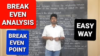 BREAK EVEN ANALYSIS BREAK EVEN POINT IN TELUGU  RSACADEMY [upl. by Reprah727]