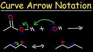 Curve Arrow Notation  Electron Pushing Arrows [upl. by Nodgnal]