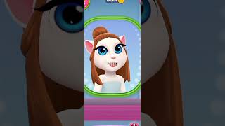 Angela2 makeover like Aurora blue version games annie cute gaming subscribe [upl. by Harimas]