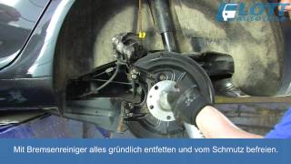 VW Golf 5 Bremsen wechseln hinten VideoanleitungTutorial [upl. by Doris]