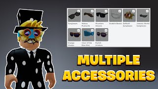 How To Wear MULTIPLE Accessories in Roblox WORKING Mobile and PC [upl. by Analed]