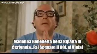 🤣️⚽️Lino Banfi Frase Madonna Benedetta della Ripalta di CerignolaFai Segnare il GOL ai Viola [upl. by Yessej944]