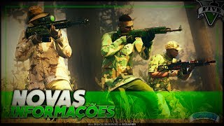 GTA Online NOVAS Informações e IMAGENS Bunker Centro de Operações Móvel  DLC Tráfico de Armas [upl. by Saravat]