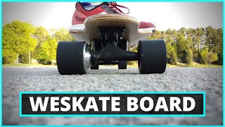 WeSkate 35quot Electric Skateboard Review [upl. by Anali30]