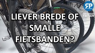 BREDE OF SMALLE FIETSBANDEN dit moet je weten [upl. by Aihsatan197]