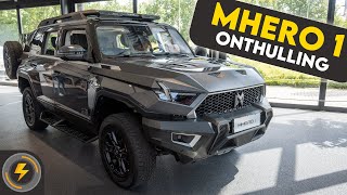 MHero 1 Onthulling  Een € 150000 elektrische SUV [upl. by Akkahs]