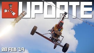 MINICOPTER is in  Rust Update 8th February 2019 [upl. by Liakim]