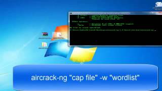 HOW TO use aircrack ng for windows easy [upl. by Nosduh]