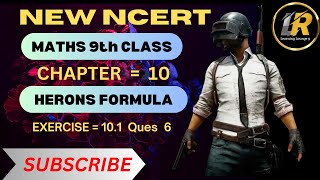 9th class maths  chapter 10 exercise 101  question 6  Herons Formula  Cbse  Ncert [upl. by Assiran268]