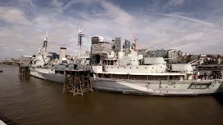 HMS Belfast walk through tour 2018  4k [upl. by Ute]