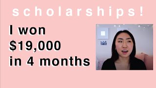 How I won 19000 in scholarships in 4 months [upl. by Aylward587]