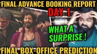 VIKRAM VEDHA BOX OFFICE COLLECTION DAY 1  FINAL ADVANCE BOOKING REPORT  HRITHIK ROSHAN  SURPRISE [upl. by Mell36]