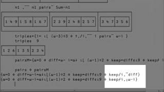 Generating Kakuro sets in APL [upl. by Azyl]