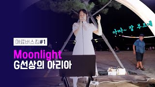 매료버스킹 1 Moonlight G선상의 아리아 [upl. by Ecilayram590]