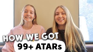 THE ULTIMATE ATAR STUDY ADVICE VIDEO  how we got 99 ATARs tips tricks amp advice for every subject [upl. by Atikan]