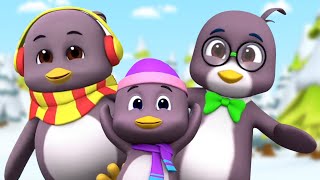 Penguin Dance Song and Cartoon Video for Kids by Boom Buddies [upl. by Steen]