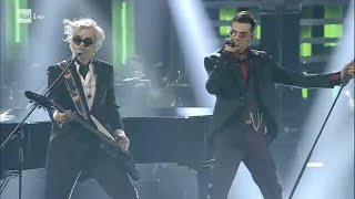 Morgan  Achille Lauro  Rolls Royce  Live  Sanremo terza serata Duetto venerdì 8 febbraio 2019 [upl. by Nadda]