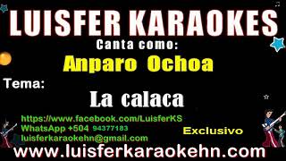 Anparo Ochoa  La calaca  Karaoke Demo [upl. by Sevart952]