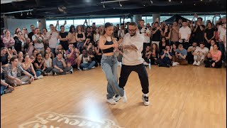 Bachata Sensual Fusion Tutorial  Cornel and Rithika Bachata  Bachata Geneva Festival [upl. by Eulalie]