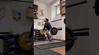 STRAPPO DALLA SOSPENSIONE HANG SNATCH 80Kg [upl. by Annawek550]