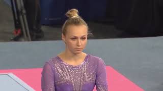 Daria Spiridonova Bars Event Finals 2020 Melbourne World Cup [upl. by Hoj]