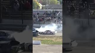 Wreck reel highlight from the 2023 Bahama Brackets at Rockford Speedway [upl. by Ezequiel]