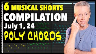 Piano Tricks Polychords 6 Short examples [upl. by Ennovoj]