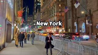 New York City Night Walk  Midtown Manhattan Virtual Walking Tour [upl. by Colley275]