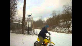 MX650 snow runwmv [upl. by Kaltman]