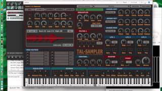 talsampler time stretch feature [upl. by Aizirk506]