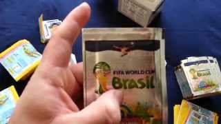 2014 FIFA World Cup Brasil Panini Album stickers quick overview and tips for buying packs [upl. by Ikkaj]