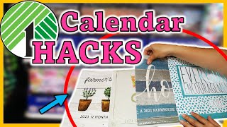 Why everyone is buying CALENDARS from the Dollar Store TOP CALENDAR DIYS to TRY [upl. by Pandich]