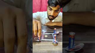 BATTERI EXPERIMENT VIDEO COINS FLY 💸 experiment scienceexperimentsforkidsatho ARMAN EXPERIMENT 🥰 [upl. by Ariada443]