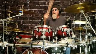 Ozzy Osbourne Over The Mountain Drum Cover By Jeff Evans [upl. by Nnaeilsel]