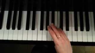 E flat major scale piano right hand one octave [upl. by Atilrahc]