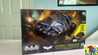 Batmobile Tumbler RC Spin Master 2024 Batman 85th Anniversary Dark Knight Trilogy DC Amazon [upl. by Ekaj572]